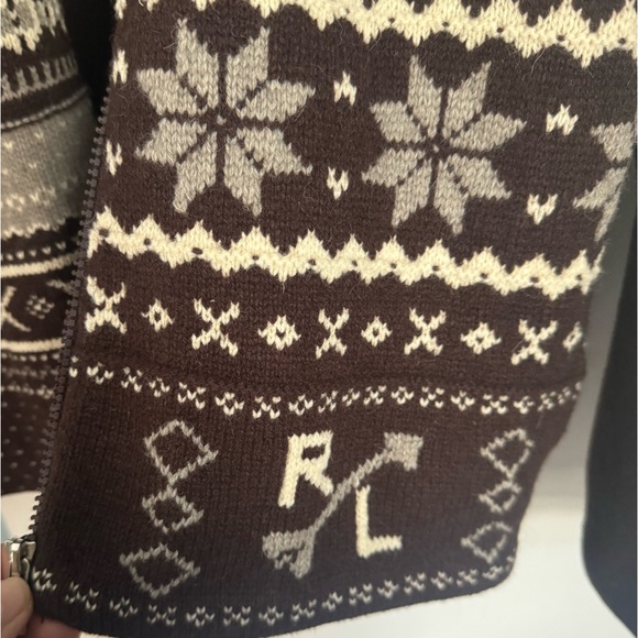 Ralph Lauren Active Women’s LambsWool Blend Zip Sweater XL - Picture 4 of 6